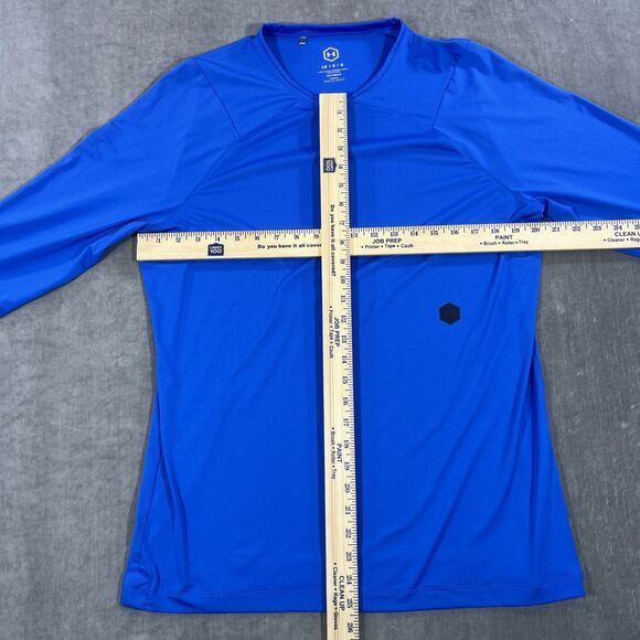 Under Armour Womens Large Blue‎ Celliant 3/4 Sleeve Compression Athletic Shirt - Picture 4 of 6